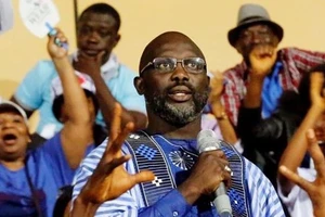 George Weah đắc cử Tổng thống Liberia. Ảnh: REUTERS