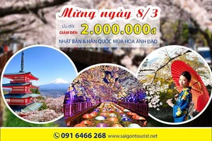 Nhiều ưu đãi dịp 8-3 tại hệ thống Saigontourist 