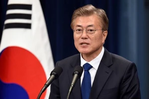 Tổng thống Hàn Quốc Moon Jae-In. Ảnh: Reuters