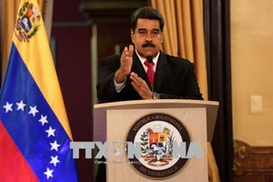 Tổng thống Venezuela Nicolas Maduro phát biểu tại Caracas ngày 4/8. Ảnh: THX/TTXVNTổng thống Venezuela Nicolas Maduro phát biểu tại Caracas ngày 4/8. Ảnh: THX/TTXVNTổng thống Venezuela Nicolas Maduro phát biểu tại Caracas ngày 4/8. Ảnh: THX/TTXVN