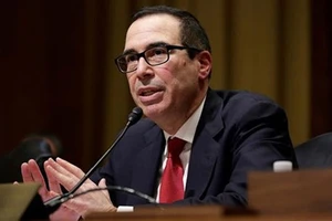 Bộ trưởng Tài chính Mỹ Steven Mnuchin. (Ảnh: Reuters)