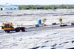 Kiểm tra chất lượng môi trường khu vực xử lý chất thải tại xã Đa Phước