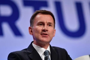 Ngoại trưởng Anh Jeremy Hunt. Ảnh: Times.