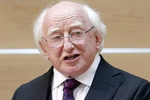 Tổng thống Michael D. Higgins. (Nguồn: AP)