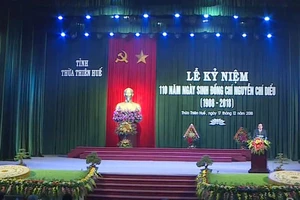 Kỷ niệm 110 năm ngày sinh đồng chí Nguyễn Chí Diểu