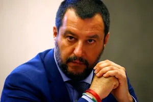 Bộ trưởng Nội vụ Italy Matteo Salvini. (Ảnh: Reuters)