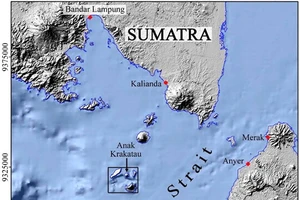 Đại sứ quán Việt Nam tại Indonesia phát thông báo sau trận sóng thần ở Indonesia. Ảnh: ĐSQ