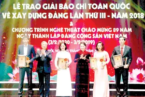 56 tác phẩm báo chí đoạt giải Búa liềm vàng lần thứ 3