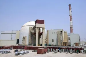 Các lò phản ứng hạt nhân chính tại Bushehr, nằm cách Tehran 1.200 km về phía nam. Ảnh: REUTERS