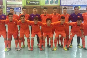 Chiều nay, tuyển futsal U20 Việt Nam có trận đấu giao hữu thứ 2 gặp futsal U20 Trung Quốc. Ảnh: T.L