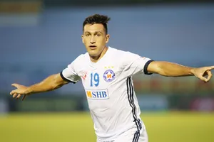 Đà Nẵng an tâm ở hàng công khi Đỗ Merlo có sự trở lại hoàn hảo trong trận tứ kết vừa qua. Ảnh: Hải Nam