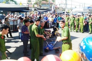 Công an Khánh Hòa nhanh chóng có mặt tại hiện trường vụ án