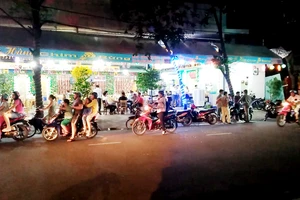 Hình ảnh tại hiện trường.
