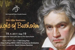 Nghệ sĩ violin hàng đầu Việt Nam biểu diễn trong “Đêm nhạc Beethoven”