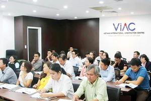 Một khóa học về trọng tài thương mại do VIAC tổ chức