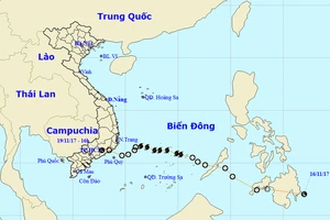 Bão số 14 đã tan nhưng tình hình mưa lũ diễn biến phức tạp. Ảnh: TT DBKTTVTƯ