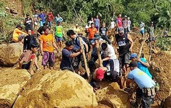 Bão Kai-tak gây sạt lở nhiều nơi tại Philippines