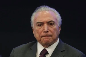 Tổng thống Brazil Temer. Ảnh: afr.com