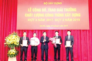 5 công trình của Hòa Bình nhận giải thưởng Công trình xây dựng chất lượng cao