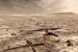 Máy bay trực thăng không người lái phiên bản thu nhỏ đầu tiên The Mars Helicopter