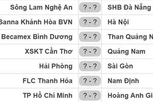 Lịch thi đấu vòng 22 Nuti Cafe V.League 2018: TPHCM gặp Hoàng Anh Gia Lai