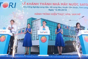 Quang cảnh Lễ khánh thành Nhà máy nước Satori