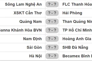 Lịch vòng 24 Nuti Cafe V.League 2018: Nam Định tiếp HAGL, Sài Gòn gặp SHB Đà Nẵng