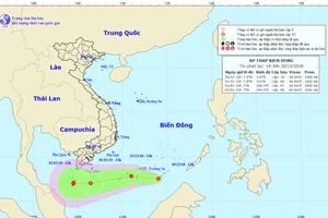 Ảnh: Trung tâm Dự báo khí tượng thủy văn Quốc gia