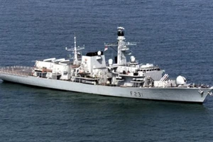 Tàu HMS Argyll. Ảnh: Hải quân Anh