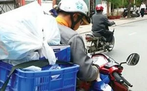 Bất trắc với nghề giao hàng