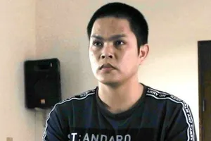 Bị cáo Trần Anh Ngọc tại phiên tòa
