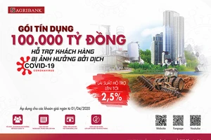 Agribank tiếp tục giảm lãi suất đối với gói tín dụng 100.000 tỷ đồng