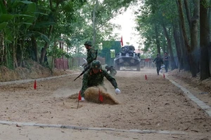 Tập huấn, huấn luyện để tham gia các nội dung thi tại Hội thao Quân sự quốc tế Army Games-2020. Ảnh: QĐND