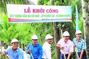 Khởi công xây dựng cầu Bà Cờ Nhỏ