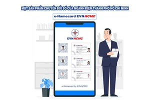 EVNHCMC số hóa hoạt động giao tiếp với danh thiếp điện tử