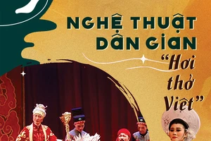 Poster giới thiệu nghệ thuật dân gian do “NÉT Project” thực hiện