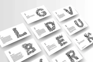 Hình ảnh font chữ trong dự án Bội Tự