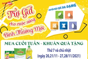 Hệ thống bán lẻ Satra thực hiện chương trình khuyến mại “Giá sốc giảm tận gốc”, từ ngày 22-11 đến ngày 5-12-2021