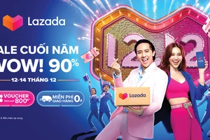 Ưu đãi đến 90% ở Lễ hội mua sắm 12-12 trên Lazada