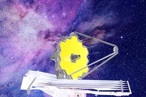 Hình ảnh mô phỏng JWST trong vũ trụ