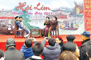 Hát quan họ tại Hội Lim