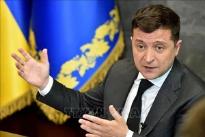 Tổng thống Ukraine Volodymyr Zelensky. Ảnh: AFP/TTXVN