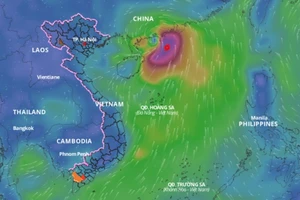 Bão số 3 giật cấp 14, gây mưa to đến rất to ở miền Bắc