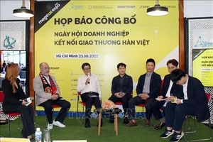 Quang cảnh buổi họp báo. Ảnh: TTXVN