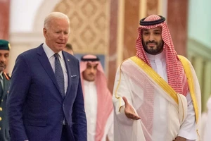 Tổng thống Mỹ Joe Biden và Thái tử Arab Saudi Mohammad bin Salman trong một cuộc gặp gần đây. Ảnh Getty Images