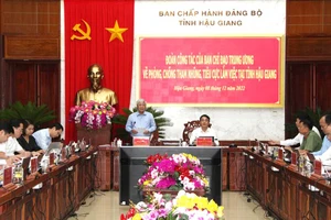 Quang cảnh buổi làm việc. Ảnh: TPO