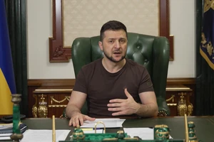 Tổng thống Ukraine Volodymyr Zelensky