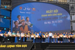 Ngày hội "Thanh niên công nhân - Lan tỏa năng lượng tích cực" khai mạc sáng 25-11 tại Hà Nội