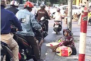 Mở đợt cao điểm tập trung trẻ em, người lang thang, xin ăn