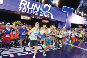 Giải chạy bộ Run To Live 2024 thu hút hơn 7.000 vận động viên tham gia. Ảnh: DŨNG PHƯƠNG